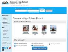 Tablet Screenshot of commackhighschool.org